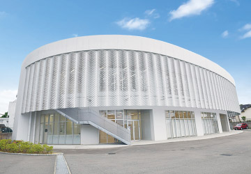 AKYUSHUコミュニティホール全景